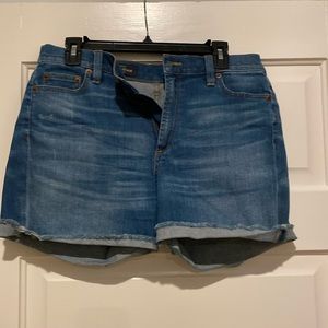 J Crew indigo denim shorts